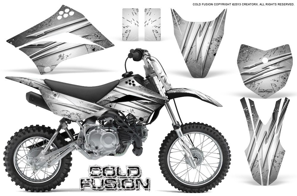 Kawasaki KLX 110L 10-11 Cold Fusion White